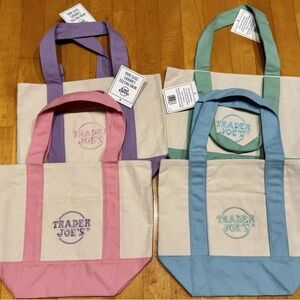 Trader Joe’s mini pastel tote set